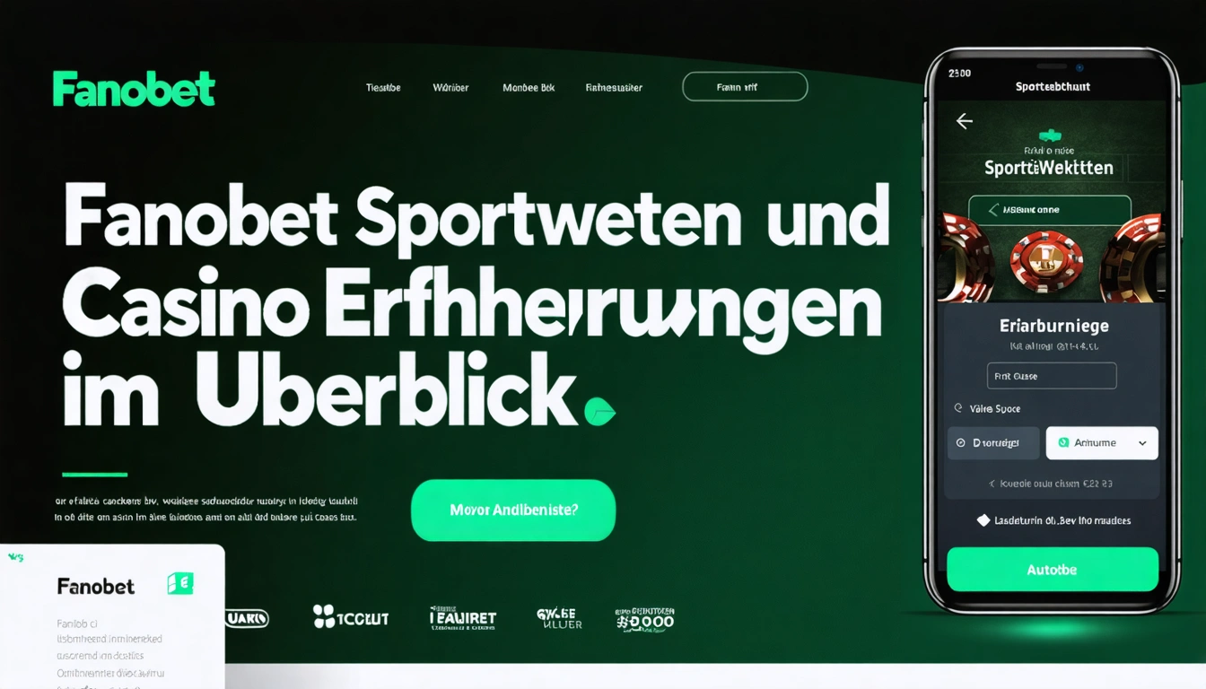 Fanobet Sportwetten und Casino Erfahrungen im Überblick